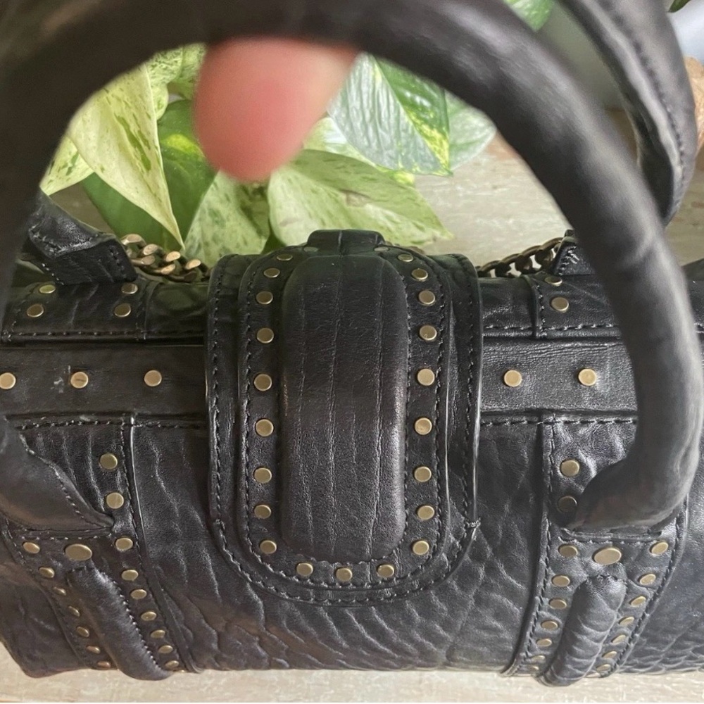 Botkier vintage Black Leather Studded padlock Handbag - Picture 6 of 10